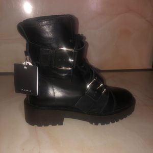 Zara Moto Booties